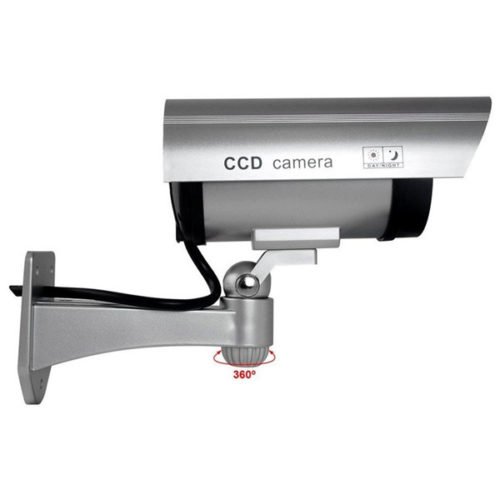 CA-11-01 Dummy Fake Outdooors Waterproof Surveillance CCTV Security Camera Flashing Red Led Light 4