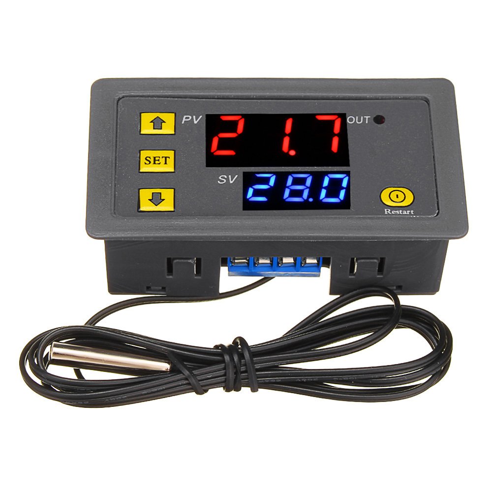 20A 12V Digitaler Temperaturregler Grad Sensor Digitales Thermostat Instru S#E 