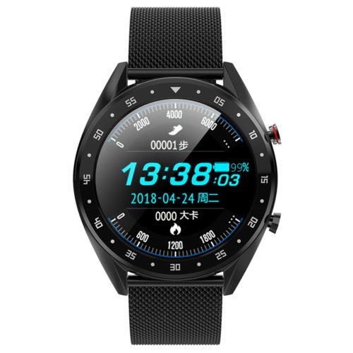 Microwear L7 Edge To Edge Screen ECG Heart Rate bluetooth Call IP68 Music Control Long Standby Smart Watch 8