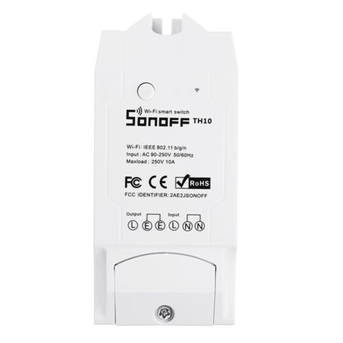SONOFF® TH10 TH16 Smart WIFI Switch Monitoring Temperature Humidity Wifi Smart Switch Home Automation Kit Works With Alexa Google Home 15