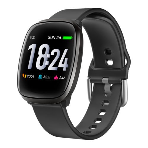 Bakeey E102 1.3inch Full-touch Screen Heart Rate Blood Pressure O2 Monitor One-key Measurement Multi-sport Modes Weather Push Smart Watch 7