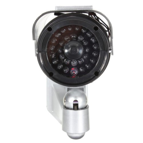 Solar Power Fake CCTV Security Surveillance Outdoor Flash LED Camera 3