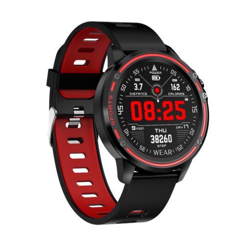 Microwear L8 Full Touch Screen ECG+PPG O2 IP68 Sports Mode bluetooth Music Control Weather Smart Watch 6