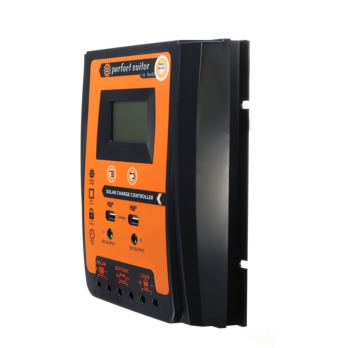 12/24V Dual 2.4A USB LCD Solar Panel Controller Solar Charge Controller 4 12/24V Dual 2.4A USB LCD Solar Panel Controller Solar Charge Controller - Image 4