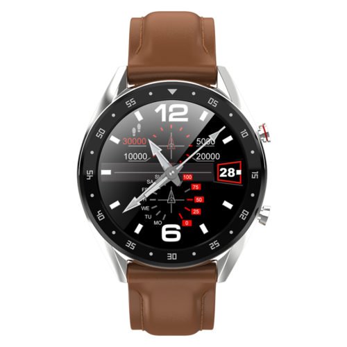 Microwear L7 Edge To Edge Screen ECG Heart Rate bluetooth Call IP68 Music Control Long Standby Smart Watch 9