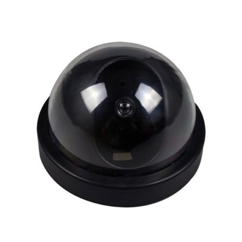 BQ-01 Dome Fake Outdoor Camera Dummy Simulation Security Surveillance Camera Red LED Blinking Light 2