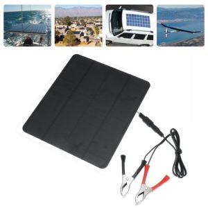 20W 12V Solar Panel For Phone Battery Charger RV Boat Camping 5V USB 2.0 Port