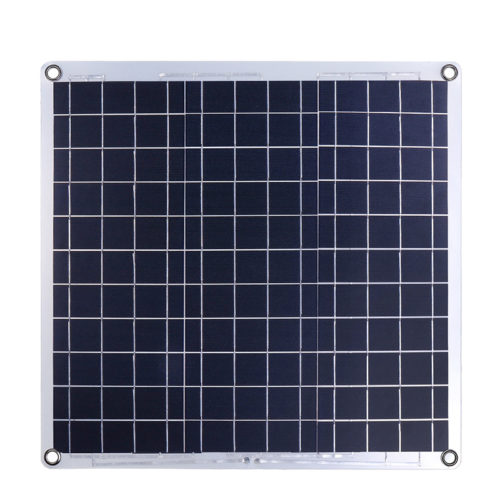 60W DC 12V 60W Solar Panel 5V Dual USB Ports Battery Charger Aluminum Plate Solar Powered Panel 4