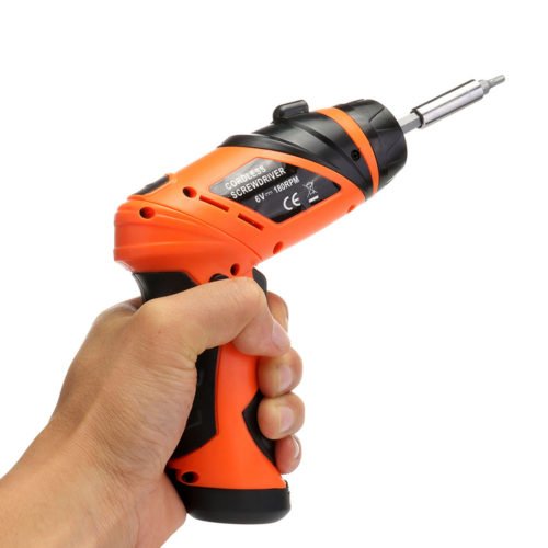 6V Foldable Electric Screwdriver Power Drill Battery Operated Cordless Screw Driver Tool 2