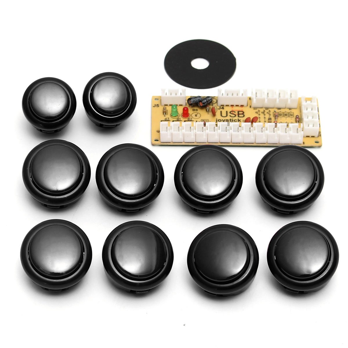 Game DIY Arcade Set Kits Replacement Parts USB Encoder to PC Joystick and Buttons 4 Game DIY Arcade Set Kits Replacement Parts USB Encoder to PC Joystick and Buttons - Image 4