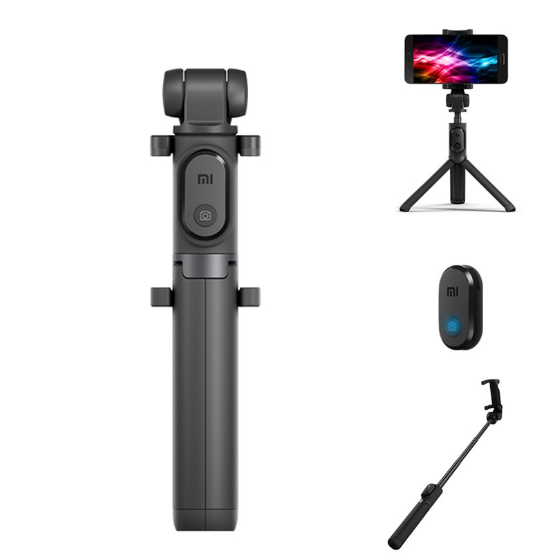 Original Xiaomi 2 in 1 bluetooth Mini Extendable Folding Tripod Selfie Stick For Mobile Phone (Black) 1 Original Xiaomi 2 in 1 bluetooth Mini Extendable Folding Tripod Selfie Stick For Mobile Phone (Black)