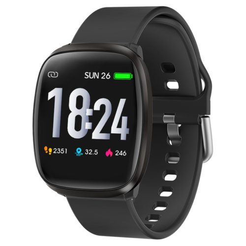 Bakeey E102 1.3inch Full-touch Screen Heart Rate Blood Pressure O2 Monitor One-key Measurement Multi-sport Modes Weather Push Smart Watch 8