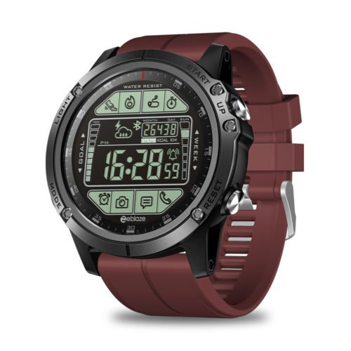 Zeblaze VIBE 3S Absolute Toughness Real-time Weather Display Goals Setting Message Reminder 1.24inch FSTN Full View Display Outdoor Sport Smart Watch 9