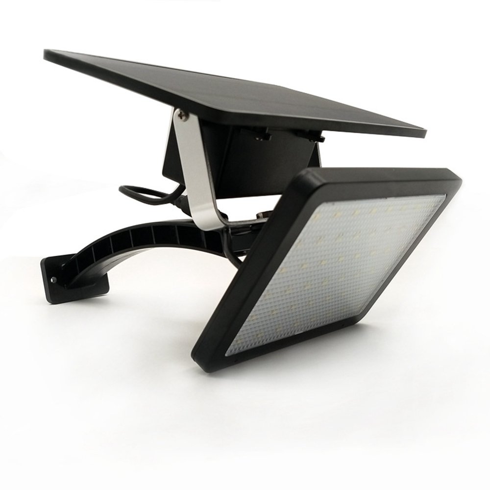 Solar Panel LED Light Sensor Wall Street Lamp Adjustable Floodlight Waterproof For Outdoor Lawn Garden 3 Solar Panel LED Light Sensor Wall Street Lamp Adjustable Floodlight Waterproof For Outdoor Lawn Garden - Image 3