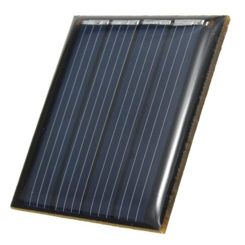 2V 0.14W Epoxy Battery Plate Polycrystalline Silicon Cell Batteries DIY Solar Powered Panels Solar Panel Cell Model 40 x 40x3mm 3