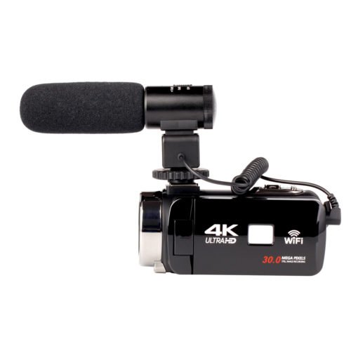 4K WiFi Ultra HD 1080P 16X ZOOM Digital Video Camera DV Camcorder with Lens and Microphone 6