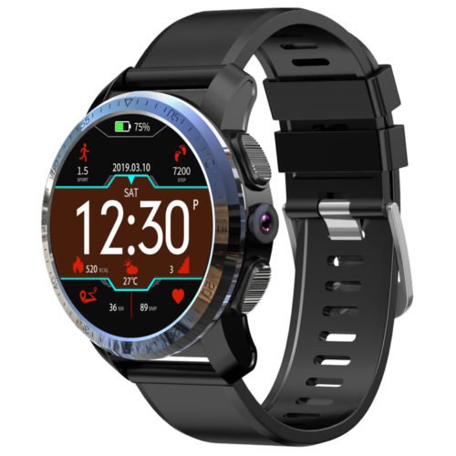 Kospet Optimus Pro Dual Chip System 3G+32G 4G-LTE Watch Phone AMOLED 8.0MP 800mAh GPS Google Play Smart Watch (Black) 3