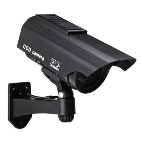 Solar Power Fake Camera CCTV Realistic Flashing IR Dummy Security Camera Blinking 4