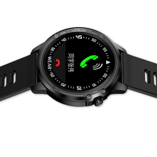 Microwear L8 Full Touch Screen ECG+PPG O2 IP68 Sports Mode bluetooth Music Control Weather Smart Watch 3