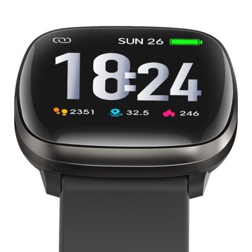 Bakeey E102 1.3inch Full-touch Screen Heart Rate Blood Pressure O2 Monitor One-key Measurement Multi-sport Modes Weather Push Smart Watch 10