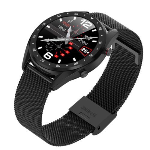Microwear L7 Edge To Edge Screen ECG Heart Rate bluetooth Call IP68 Music Control Long Standby Smart Watch 5