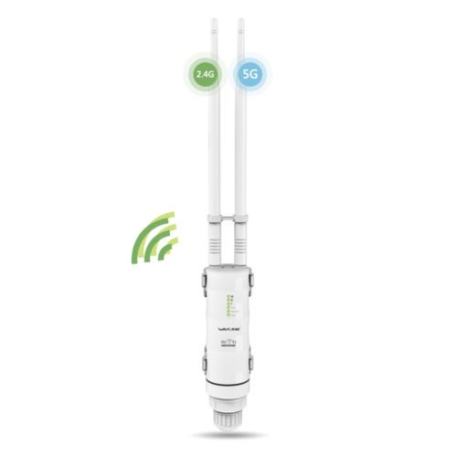 Wavlink AC600 Wireless Waterproof 3-1 Repeater High Power Outdoor WIFI Router/Access Point/CPE/WISP Wireless wifi Repeater Dual Dand 2.4/5Ghz 12dBi An 4