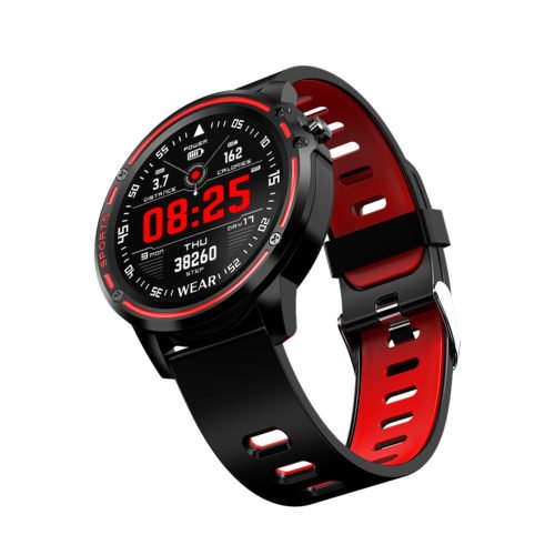 Microwear L8 Full Touch Screen ECG+PPG O2 IP68 Sports Mode bluetooth Music Control Weather Smart Watch 8