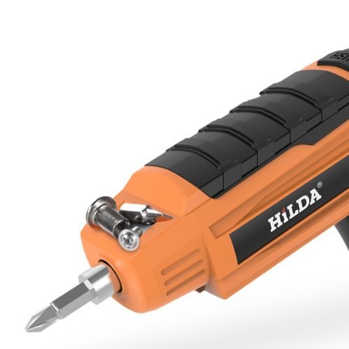 HILDA 4.2V Cordless Electric Screwdriver Lithium Battery Screwdriver with Twistable Handle 3