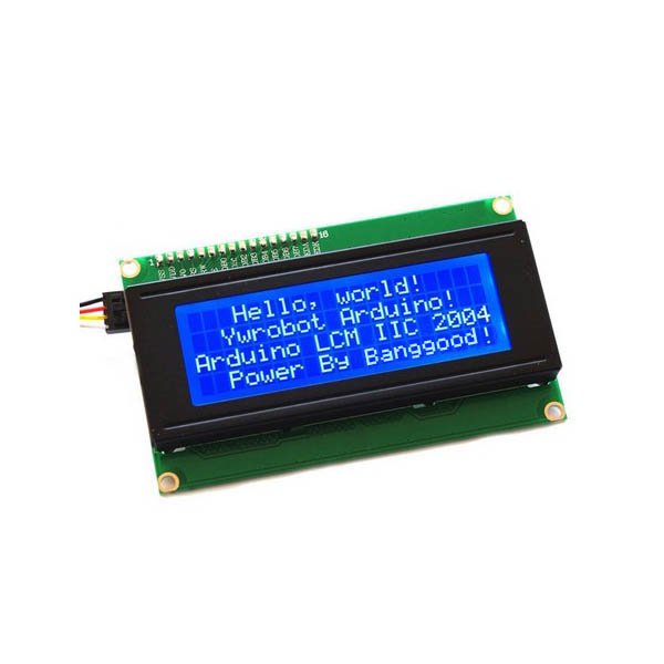 Geekcreit® IIC I2C 2004 204 20 x 4 Character LCD Display Screen Module Blue For Arduino 2