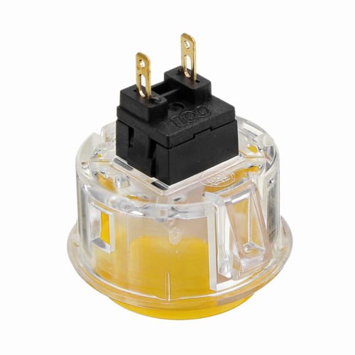 Transparent 30MM Card Button Crystal Small Circular Arcade Game Push Button Switch 6