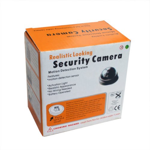 No Battery Simulation Monitoring Simulation Camera False Monitoring Camera Mini False Hemisphere F ake Camera Shock Security with Lights 4