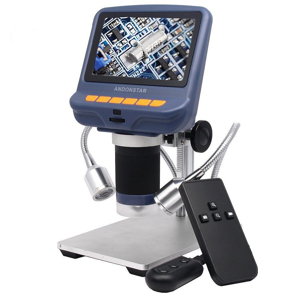 Andonstar AD106S Digital Microscope 4.3 Inch 1080P With HD Sensor USB Microscope For Phone Repair Soldering Tool Jewelry Appraisal Biologic Use Kids 1
