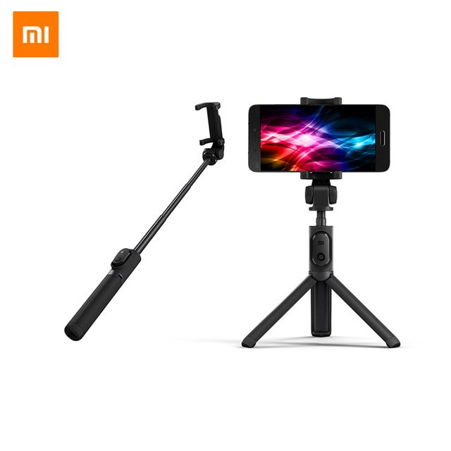 Original Xiaomi 2 in 1 bluetooth Mini Extendable Folding Tripod Selfie Stick For Mobile Phone (Black) 2 Original Xiaomi 2 in 1 bluetooth Mini Extendable Folding Tripod Selfie Stick For Mobile Phone (Black) - Image 2