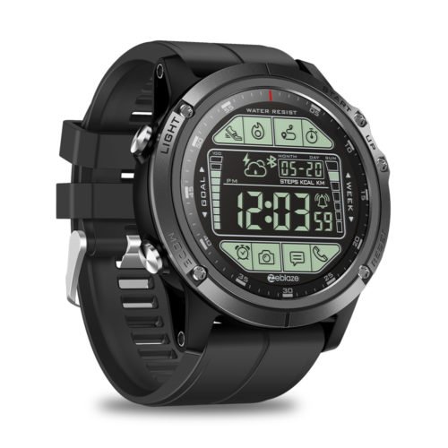 Zeblaze VIBE 3S Absolute Toughness Real-time Weather Display Goals Setting Message Reminder 1.24inch FSTN Full View Display Outdoor Sport Smart Watch 6