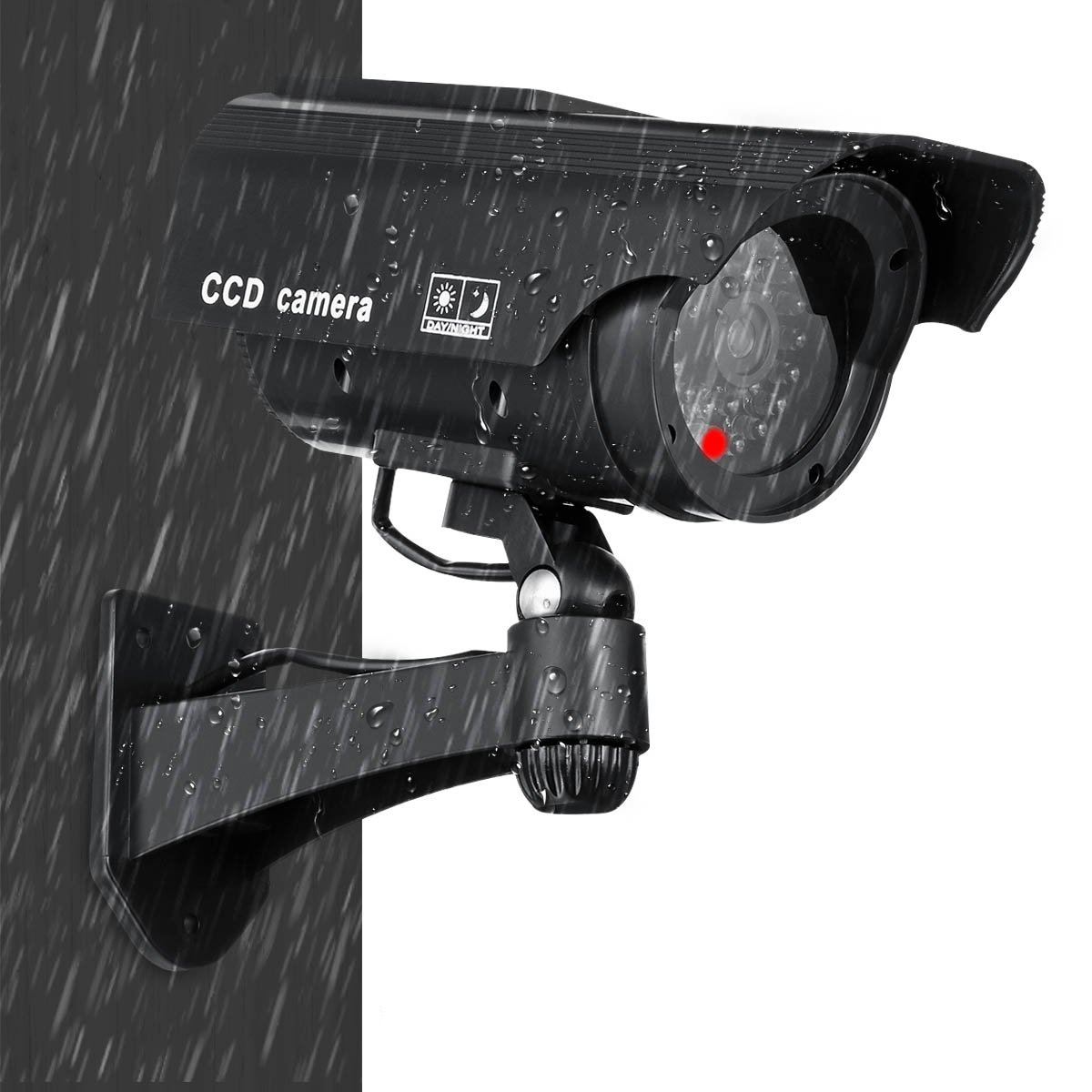 Solar Power Fake Camera CCTV Realistic Flashing IR Dummy Security Camera Blinking 2