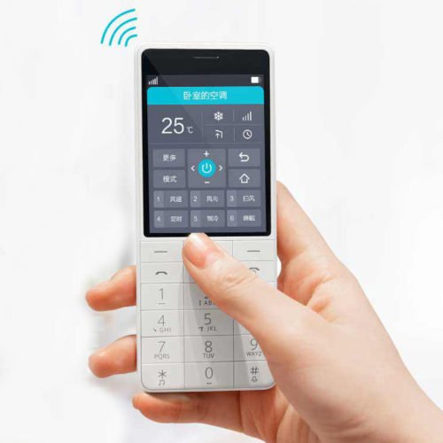 QIN 1S 4G Network Wifi 1480mAH BT 4.2 Voice Infrared Remote Control Dual SIM Card Feature Phone from Xiaomi youpin 4
