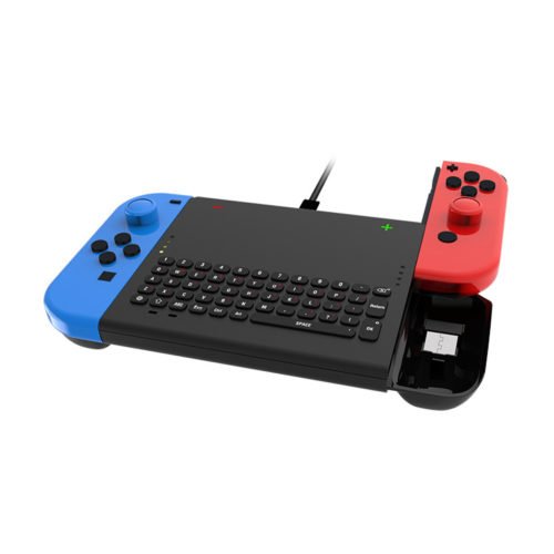 Dobe TNS-1702 2.4G Wireless Keyboard with Joy-con Holder for Nintendo Switch Game Console 3
