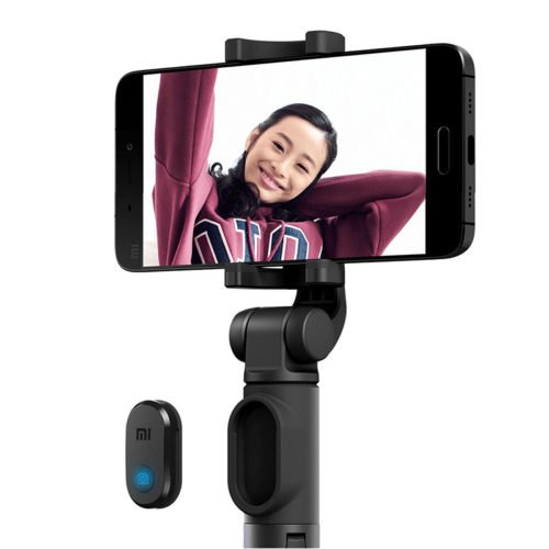 Original Xiaomi 2 in 1 bluetooth Mini Extendable Folding Tripod Selfie Stick For Mobile Phone (Black) 7