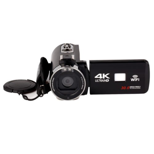 4K WiFi Ultra HD 1080P 16X ZOOM Digital Video Camera DV Camcorder with Lens and Microphone 5