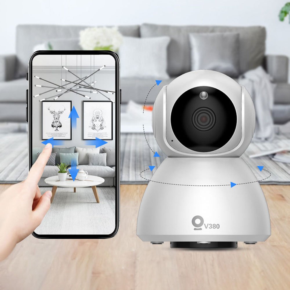 Xiaovv Q8 HD 1080P 360° Panoramic IP Camera Onvif Support Infrared Night Vision AI Mo-tion Detection Machine Panoramic Camera from xiaomi youpin 1