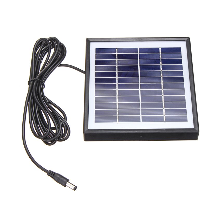 Portable 5W 12V Polysilicon Solar Panel Battery Charger For Car RV Boat W/ 3m Cable 2