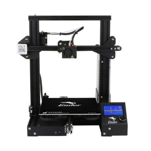 Creality 3D® Ender-3 V-slot Prusa I3 DIY 3D Printer Kit 220x220x250mm Printing Size With Power Resume Function/MK10 Extruder 1.75mm 0.4mm Nozzle 2