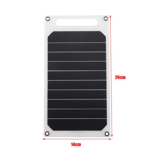 Excellway® 5V 10W Portable Solar Panel Slim & Light USB Charger Charging Power Bank Pad 6