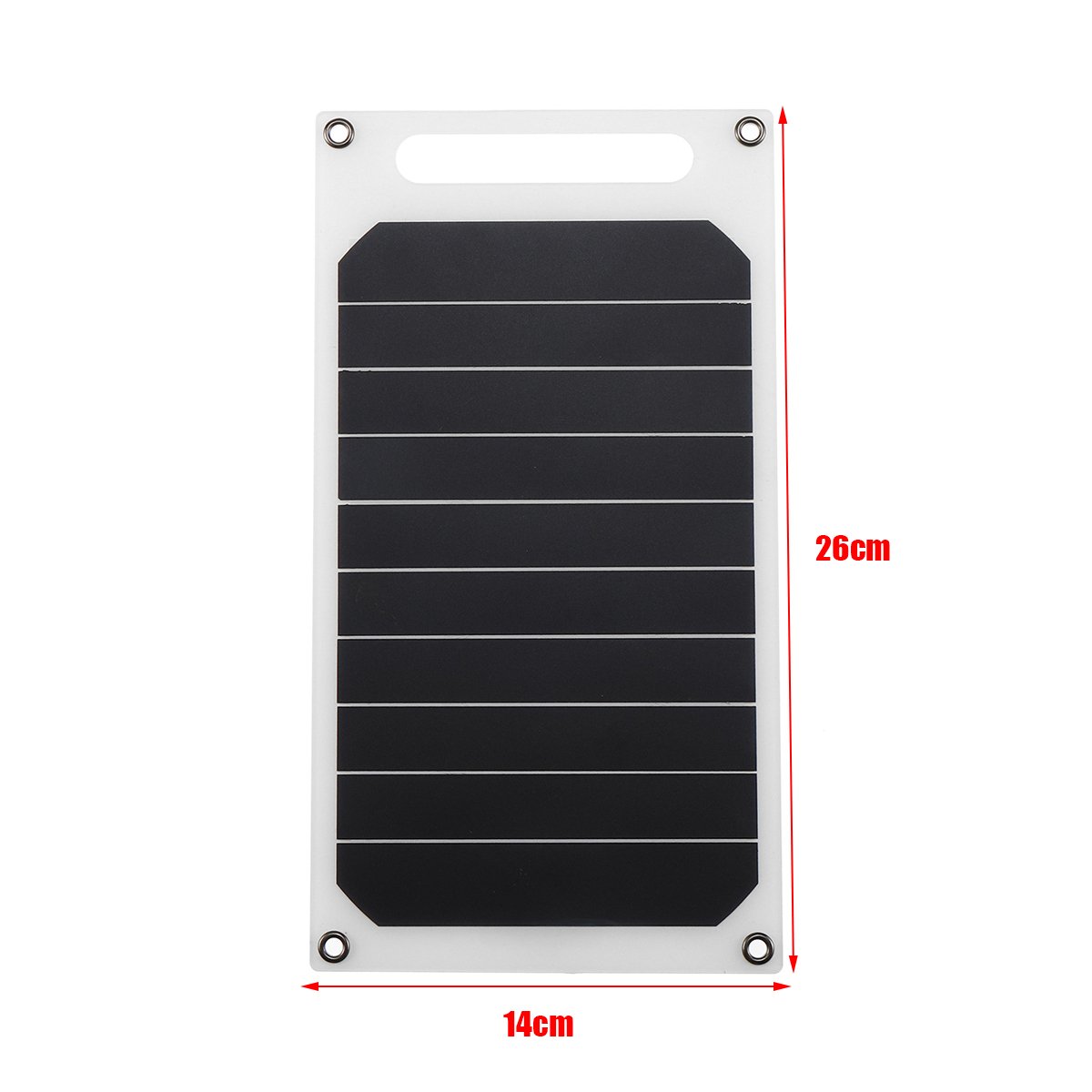 Excellway® 5V 10W Portable Solar Panel Slim & Light USB Charger Charging Power Bank Pad 6 Excellway® 5V 10W Portable Solar Panel Slim & Light USB Charger Charging Power Bank Pad - Image 6