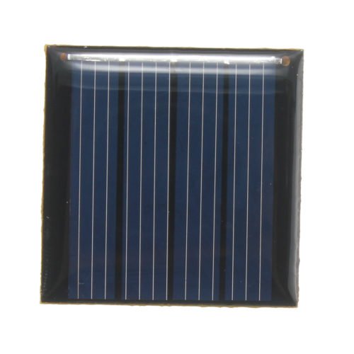 2V 0.14W Epoxy Battery Plate Polycrystalline Silicon Cell Batteries DIY Solar Powered Panels Solar Panel Cell Model 40 x 40x3mm 4