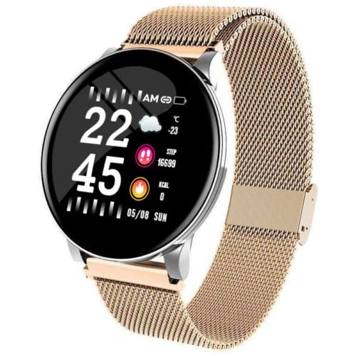 Bakeey W8 Business Style Wristband Heart Rate Blood Pressure Oxygen Test IP67 Smart Watch 3