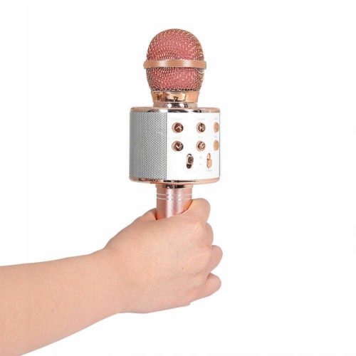 Wireless Bluetooth Karaoke Microphone Speaker Handheld Mic USB Player AU 4