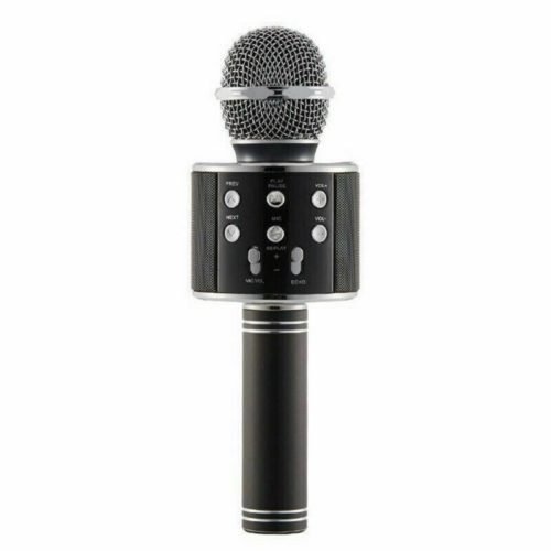 Wireless Bluetooth Karaoke Microphone Speaker Handheld Mic USB Player AU 14