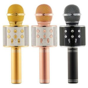 Wireless Bluetooth Karaoke Microphone Speaker Handheld Mic USB Player AU