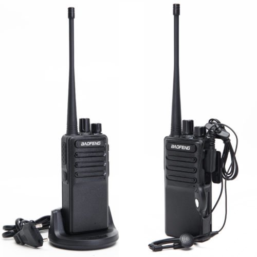 2pcs Baofeng BF-V9 Mini Walkie Talkie USB Fast Charge 5W UHF 400-470MHz Ham CB Portable Two Way Radio 2